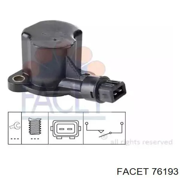 Czujnik włączania światła cofania Facet 76193 cena, od 13,72 USD