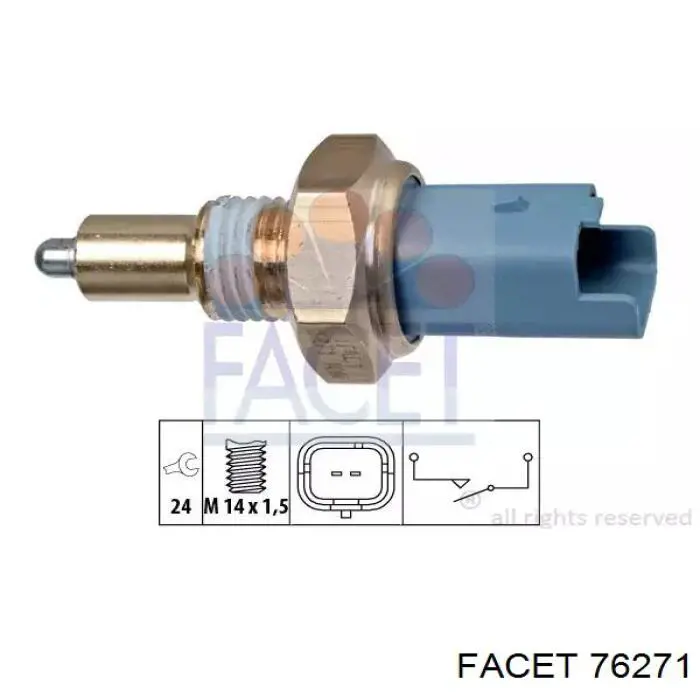 Czujnik włączania światła cofania Facet 76271 cena, od 12,42 USD