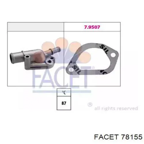 Obudowa termostatu Facet 78155 cena, od 26,91 USD