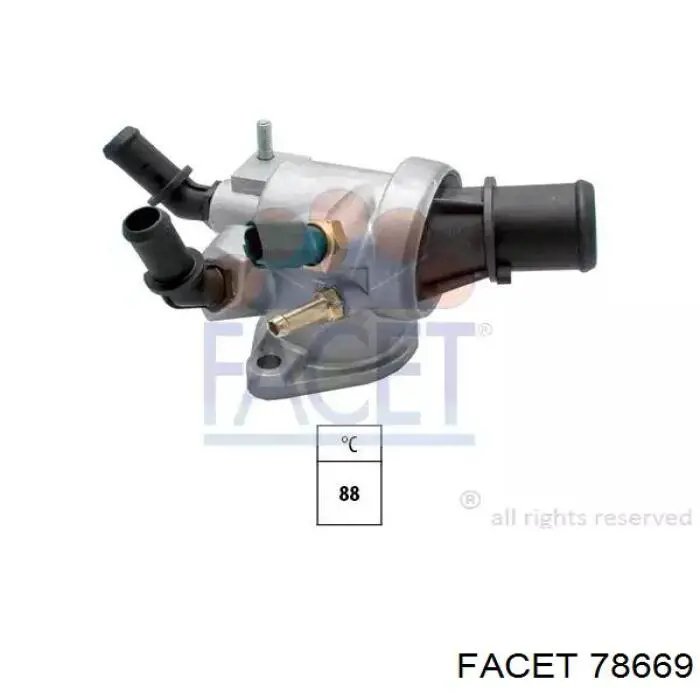 Termostat Facet 78669 cena, od 39,85 USD