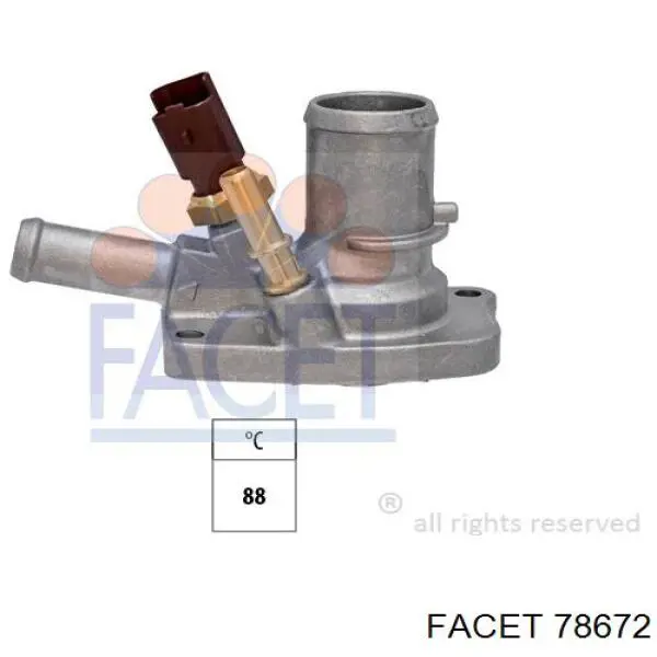 Termostat Facet 78672 cena, od 25,65 USD