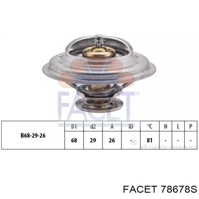 Do koszyka 78678S Facet Termostat