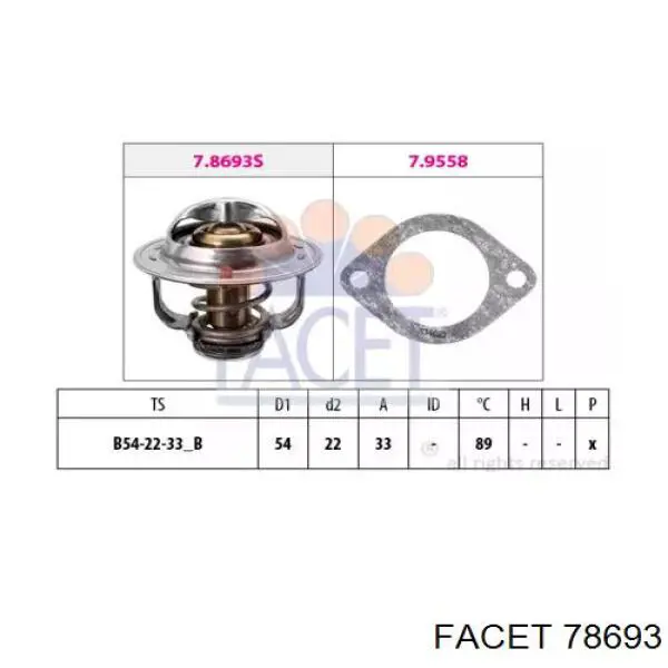 Termostat Facet 78693 cena, od 17,56 USD