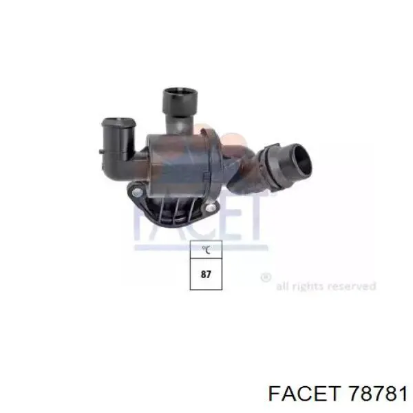 Obudowa termostatu Facet 78781 cena, od 36,07 USD