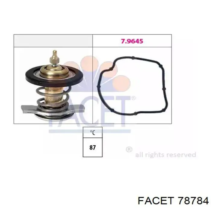 78784 Facet termostat