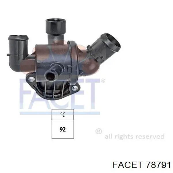 Obudowa termostatu Facet 78791 cena, od 33,31 USD
