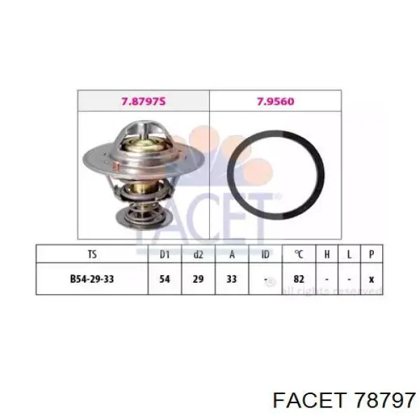 Do koszyka 7615237 Fiat/Alfa/Lancia Termostat