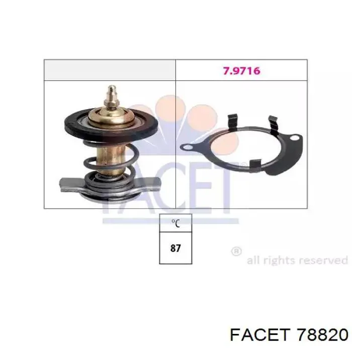 78820 Facet Termostat