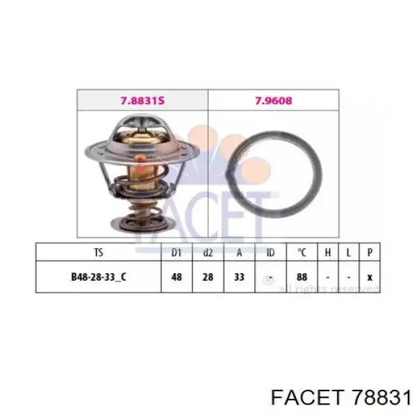 TH50588G1 Hyundai/Kia Termostat