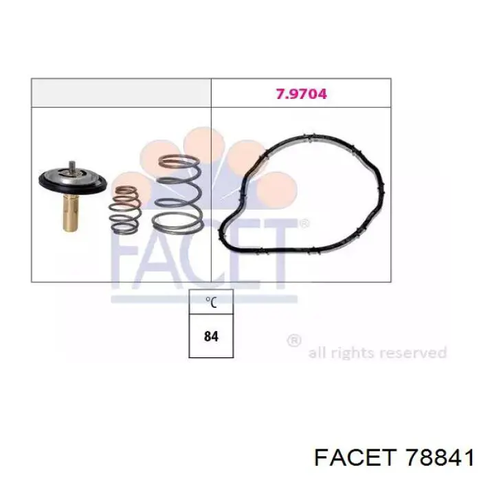 Termostat Facet 78841 cena, od 42,95 USD
