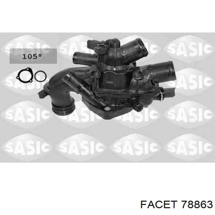 Obudowa termostatu Facet 78863 cena, od 72,35 USD