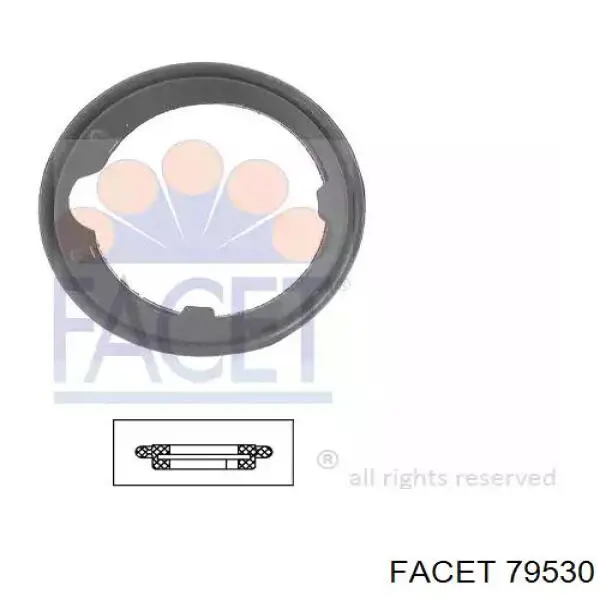 Uszczelka termostatu Facet 79530 cena, od 3,60 USD