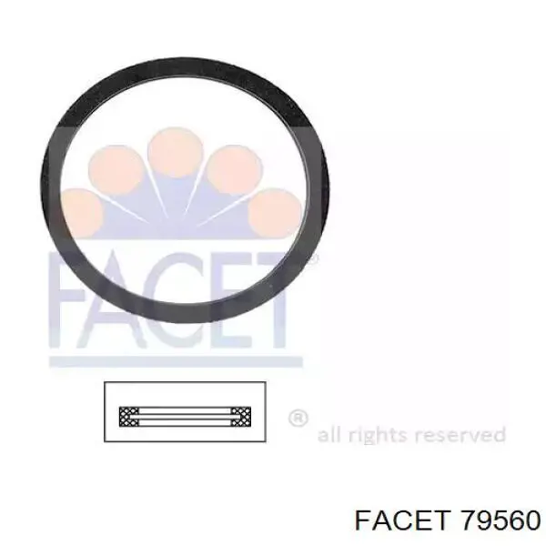 Do koszyka 1890560 EPS Uszczelka termostatu