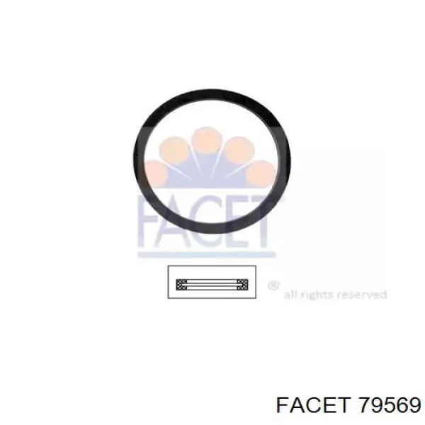 Uszczelka termostatu 163250H020 Toyota