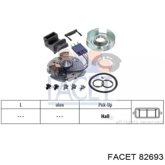 Czujnik Halla Facet 82693 cena, od 21,96 USD