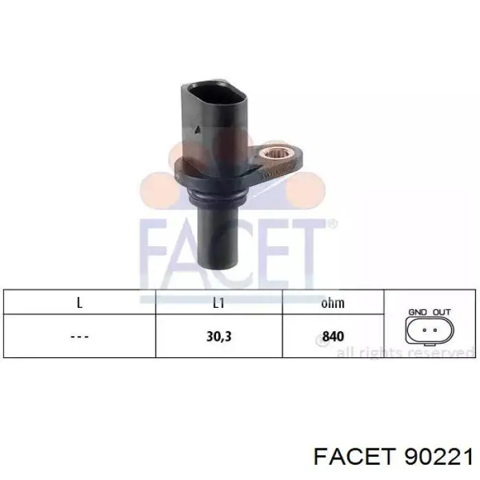 Czujnik prędkości Facet 90221 cena, od 22,61 USD