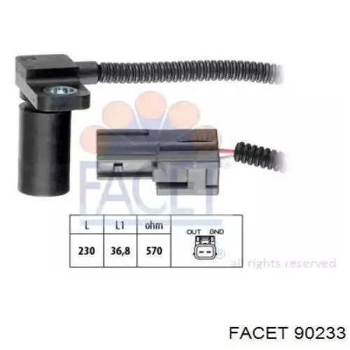 Czujnik prędkości Facet 90233 cena, od 23,72 USD