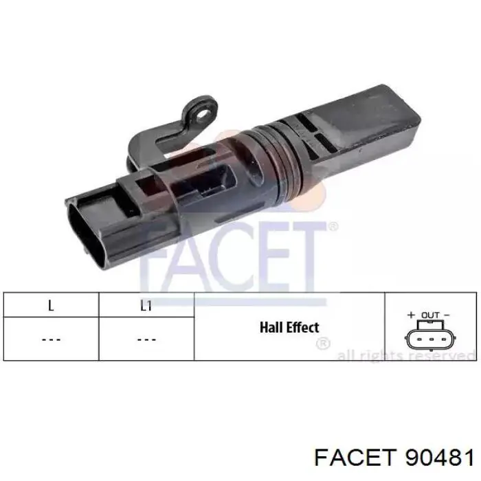 Czujnik prędkości Facet 90481 cena, od 21,93 USD