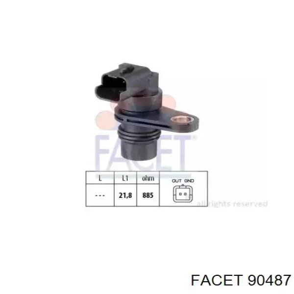 Czujnik prędkości 2529V1 Peugeot/Citroen