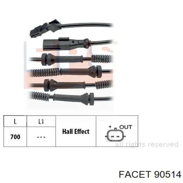 Czujnik położenia wałka rozrządu Facet 90514 cena, od 24,61 USD
