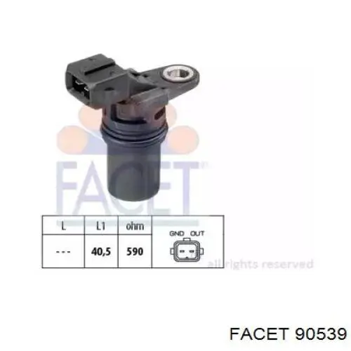 Czujnik prędkości Facet 90539 cena, od 26,16 USD