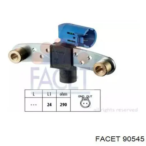 Czujnik położenia wału korbowego 8200468647 Renault (RVI)