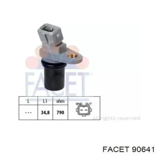 Czujnik prędkości Facet 90641 cena, od 24,64 USD