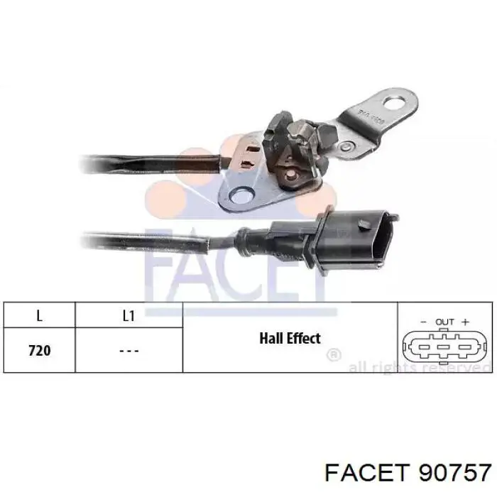 Do koszyka 551462A ERA Czujnik położenia wałka rozrządu