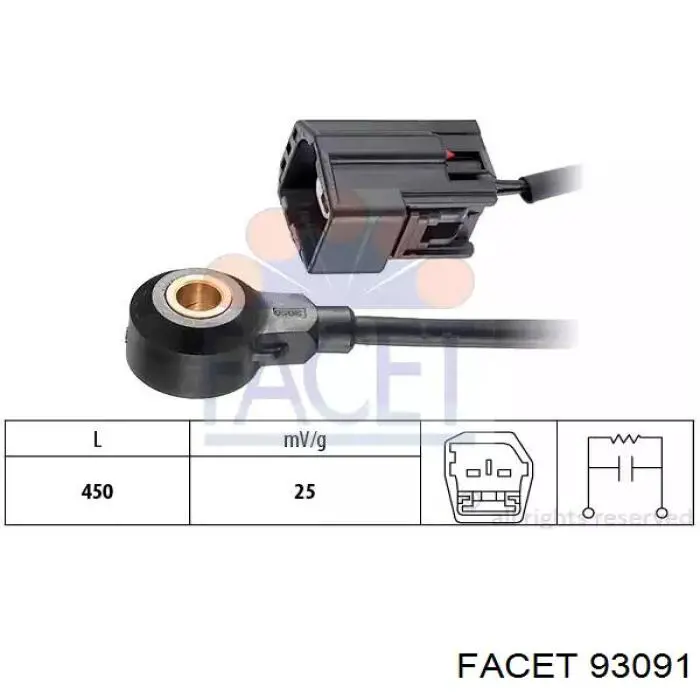 Czujnik stukowy (czujnik spalania stukowego) Facet 93091 cena, od 32,47 USD