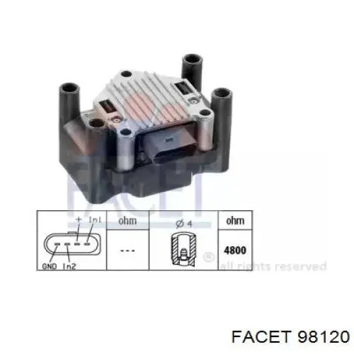 Cewka zapłonowa Facet 98120 cena, od 47,83 USD