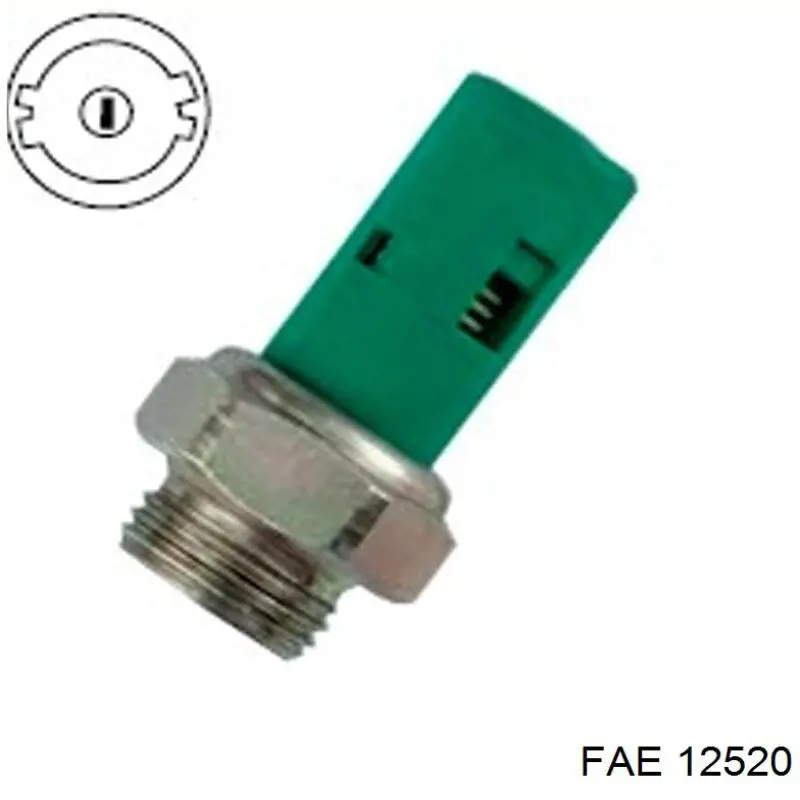 7700845214 Renault (RVI) Czujnik ciśnienia oleju