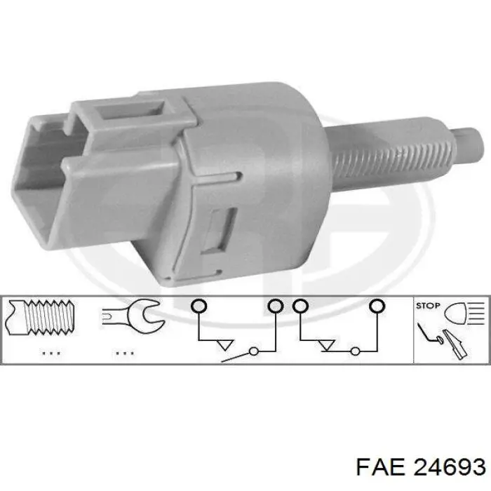 Do koszyka 24693 FAE Czujnik włącznika świała stop