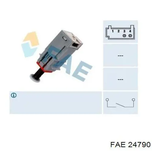 Czujnik włączania sprzęgła FAE 24790 cena, od 19,87 USD