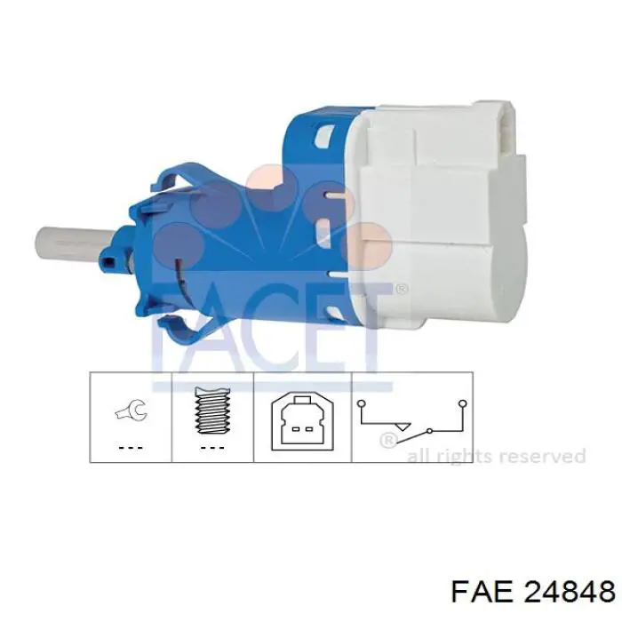 24848 FAE Czujnik włącznika świała stop