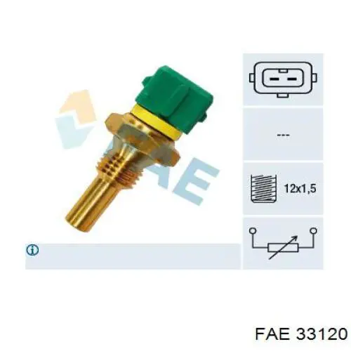 Czujnik temperatury płynu chłodzącego FAE 33120 cena, od 12,24 USD