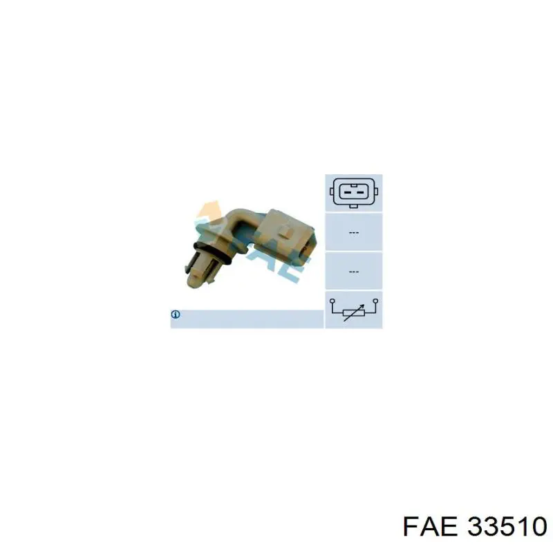 Czujnik temperatury powietrza wlotowego FAE 33510 cena, od 14,48 USD