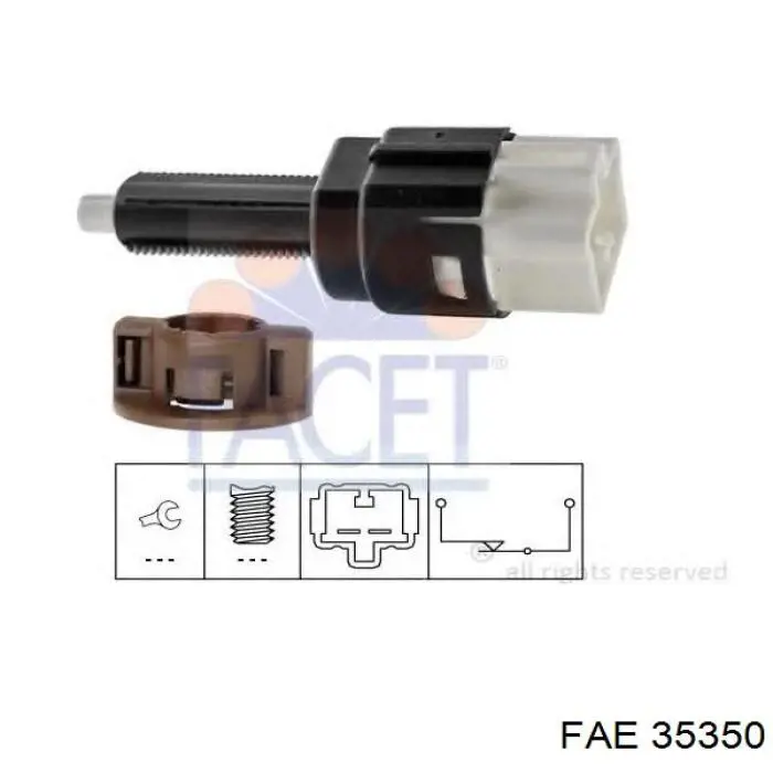 Czujnik temperatury płynu chłodzącego FAE 35350 cena, od 12,81 USD