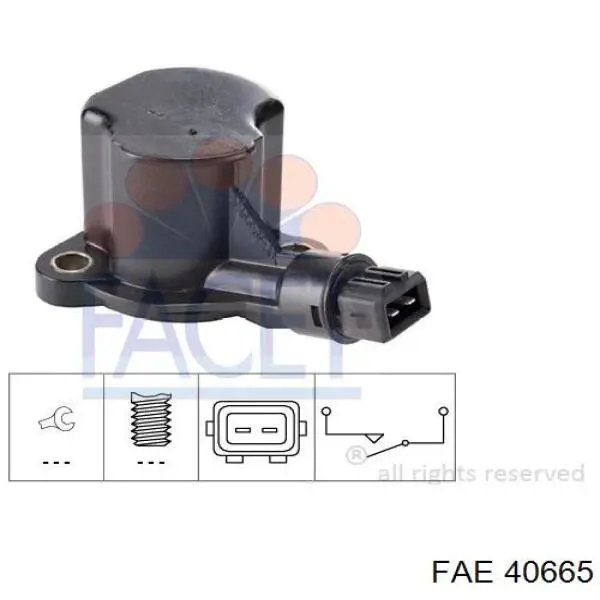 Czujnik włączania światła cofania FAE 40665 cena, od 11,92 USD