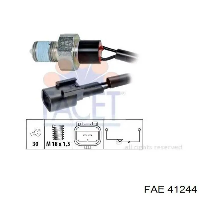 Czujnik włączania światła cofania FAE 41244 cena, od 23,79 USD