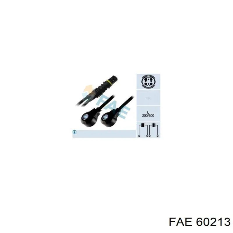 Czujnik stukowy (czujnik spalania stukowego) FAE 60213 cena, od 77,97 USD