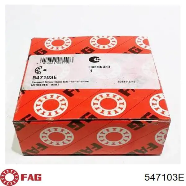 Lożysko piasty tylnej FAG 547103E cena, od 24,54 USD