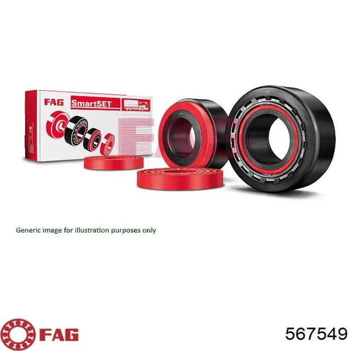 Lożysko piasty tylnej FAG 567549 cena, od 76,76 USD