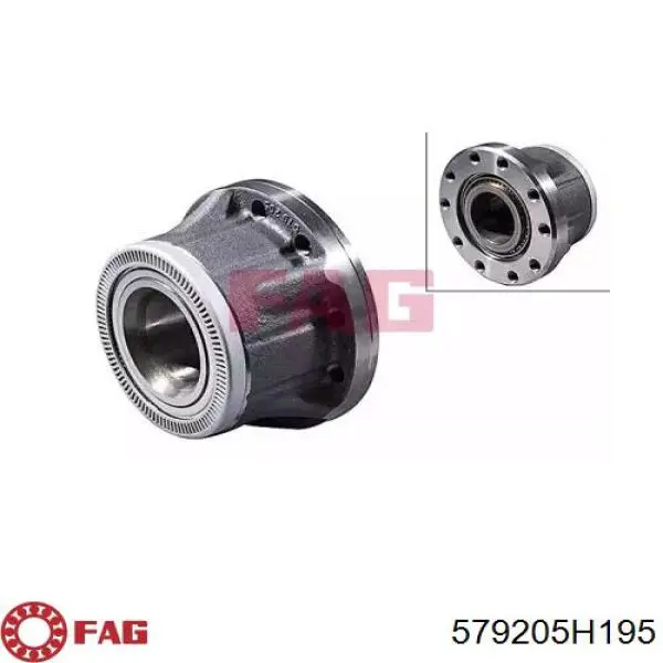 579205H195 FAG Piasta tylna