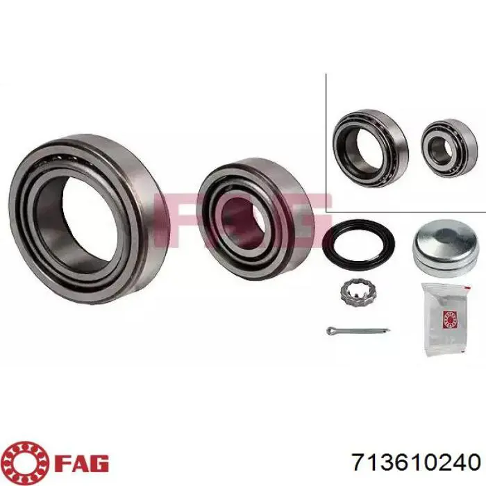 Lożysko piasty tylnej FAG 713610240 cena, od 13,14 USD