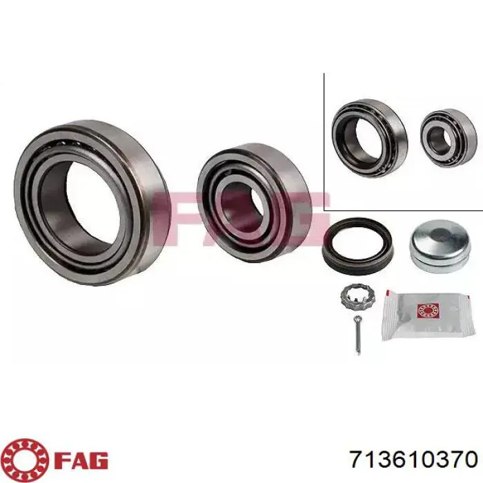 Lożysko piasty tylnej FAG 713610370 cena, od 12,82 USD