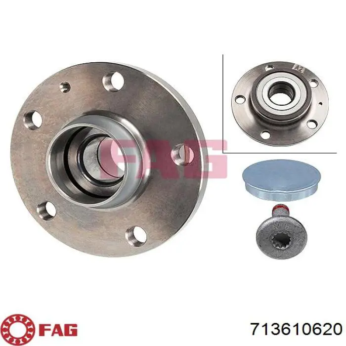 Piasta tylna FAG 713610620 cena, od 67,10 USD