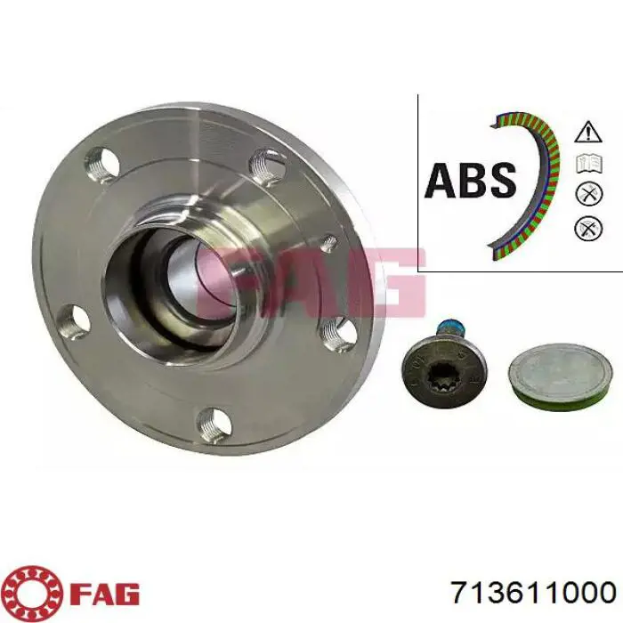 Piasta tylna FAG 713611000 cena, od 69,67 USD