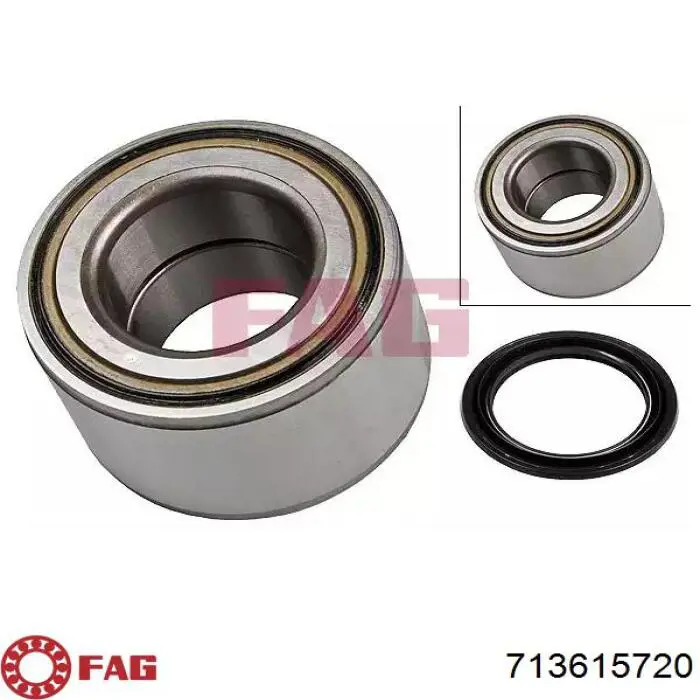 Łożysko piasty przedniej FAG 713615720 cena, od 41,29 USD