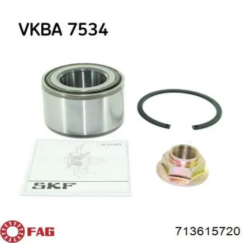 Do koszyka 713615720 FAG Łożysko piasty przedniej