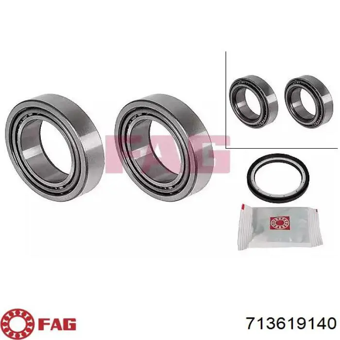 Łożysko piasty przedniej FAG 713619140 cena, od 27,20 USD